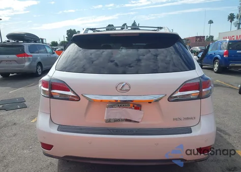 2013 Lexus Rx 350 из США, поврежденный, VIN 2T2ZK1BA5DC093893
